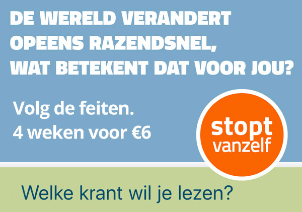 Proefabonnement krant 4 weken voor 4 euro