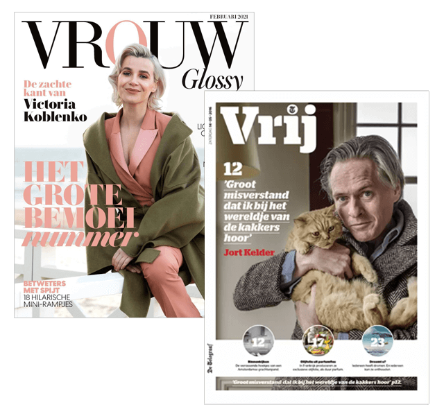 Vrouw en Vrij magazines van De Telegraaf